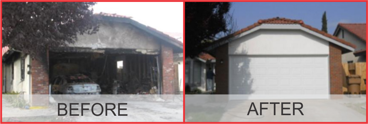 Fire Damage Restoration Before : After 2