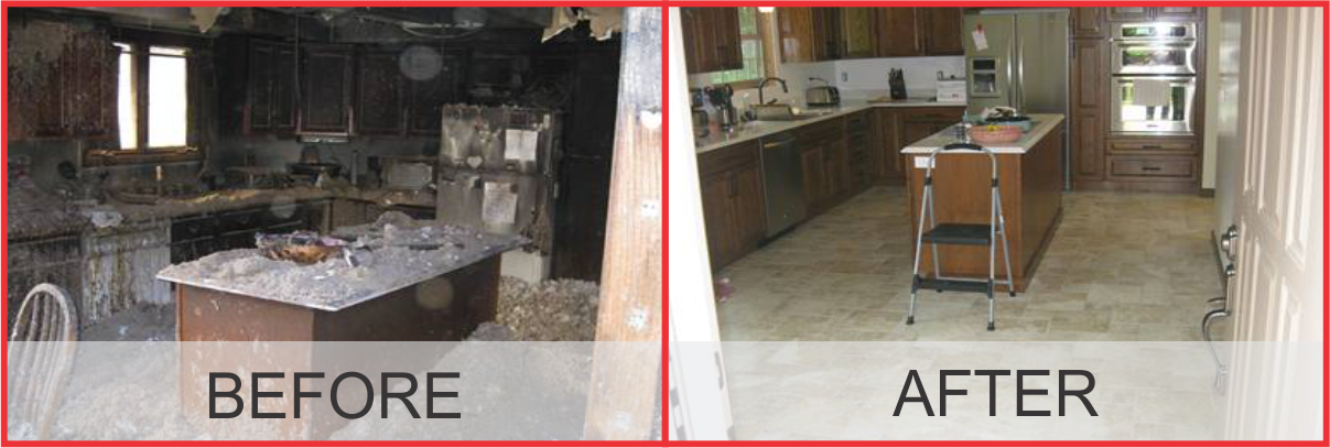 Fire Damage Restoration Before : After 4